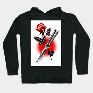 Flower and knife Hoodie